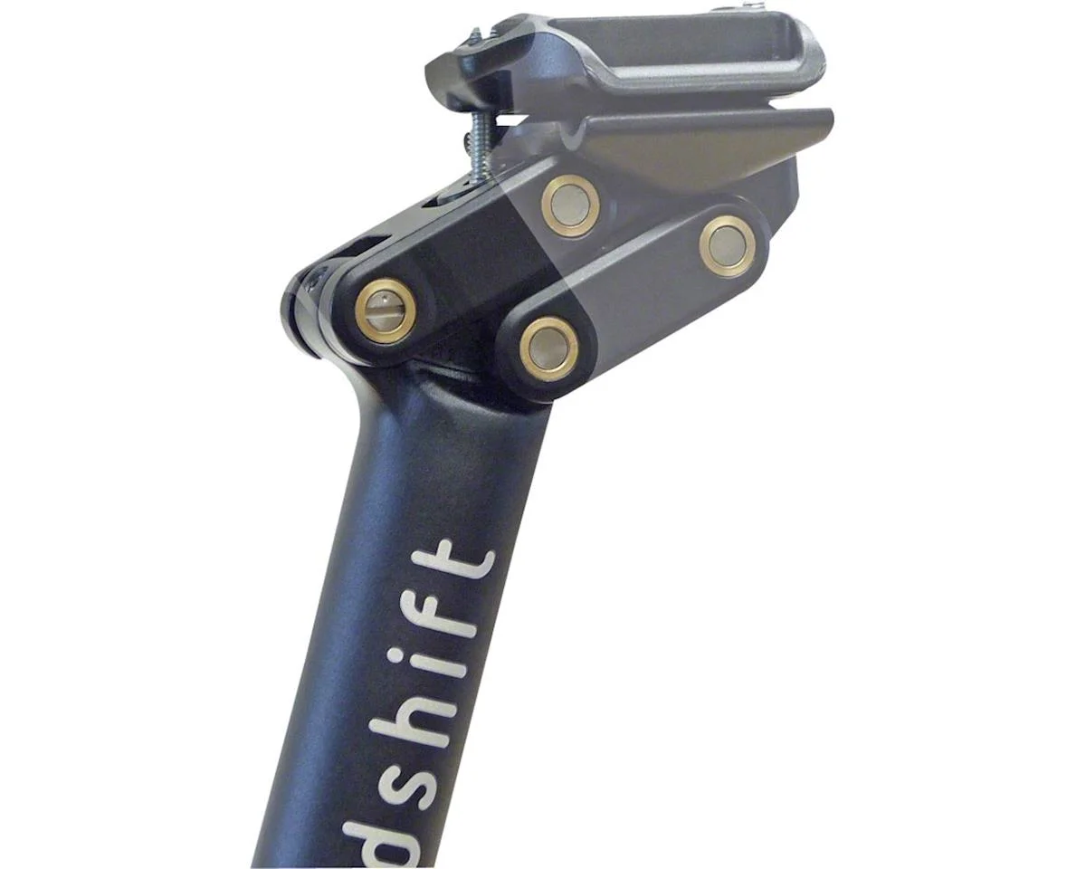 Redshift Sports Dual-Position Seatpost (Black) (Aluminum) (27.2mm) (350mm)